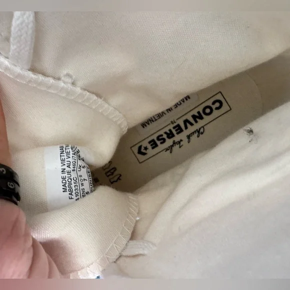 NWOT Converse White Western Heel Lace-Up Platform Ankle Boots - Picture 8 of 9